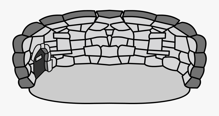 Secret Deluxe Stone Club - Club Penguin Deluxe Igloo, Transparent Clipart