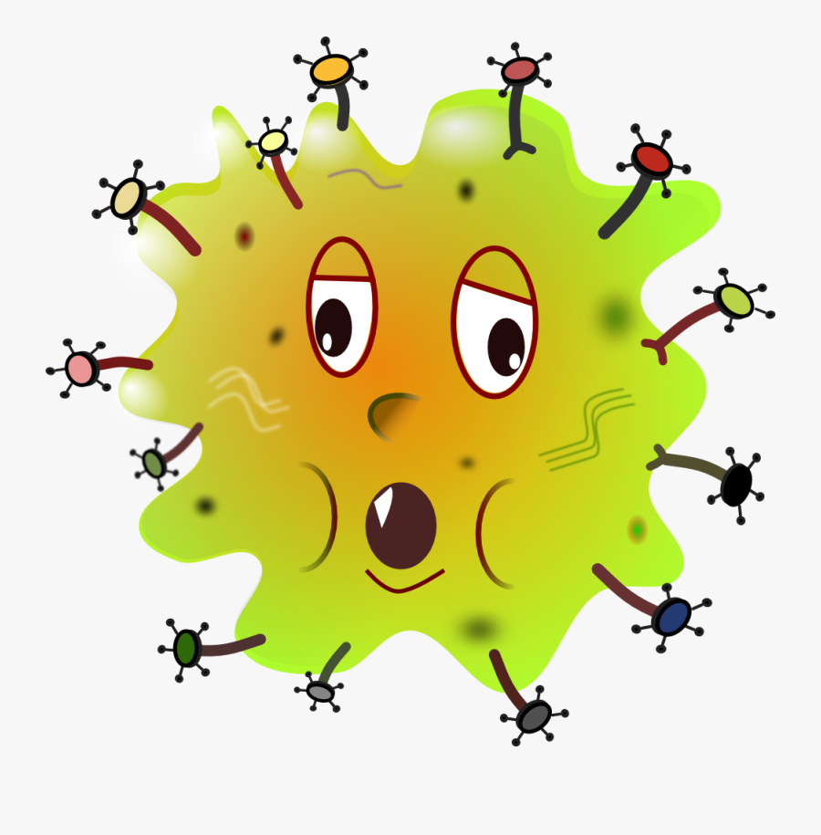 Cartoon Sick Face Free Download Clip Art On - Germ Clip Art, Transparent Clipart