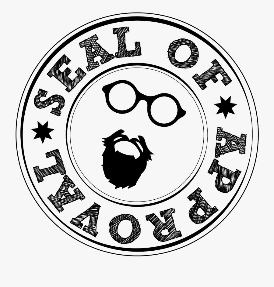 Vector Freeuse Stock Beard Clipart Amish - Seal Of Approval Png, Transparent Clipart