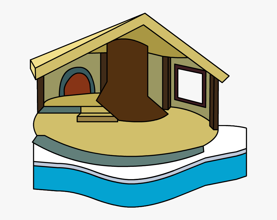 Log Cabin Snow Globe - Club Penguin Igloo Names, Transparent Clipart