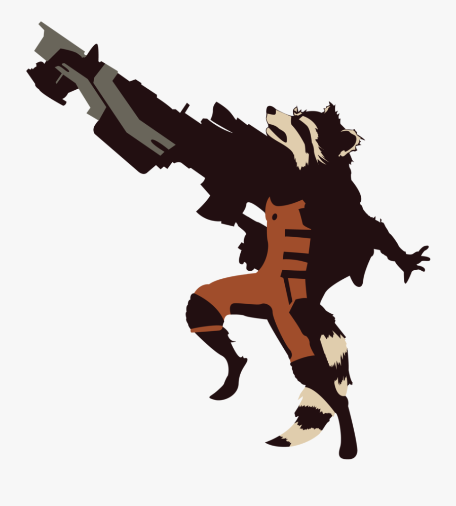 Rocket Raccoon - Guardians Of The Galaxy Yeah, Transparent Clipart