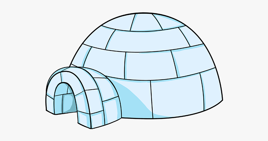 How To Draw Igloo - Architecture, Transparent Clipart