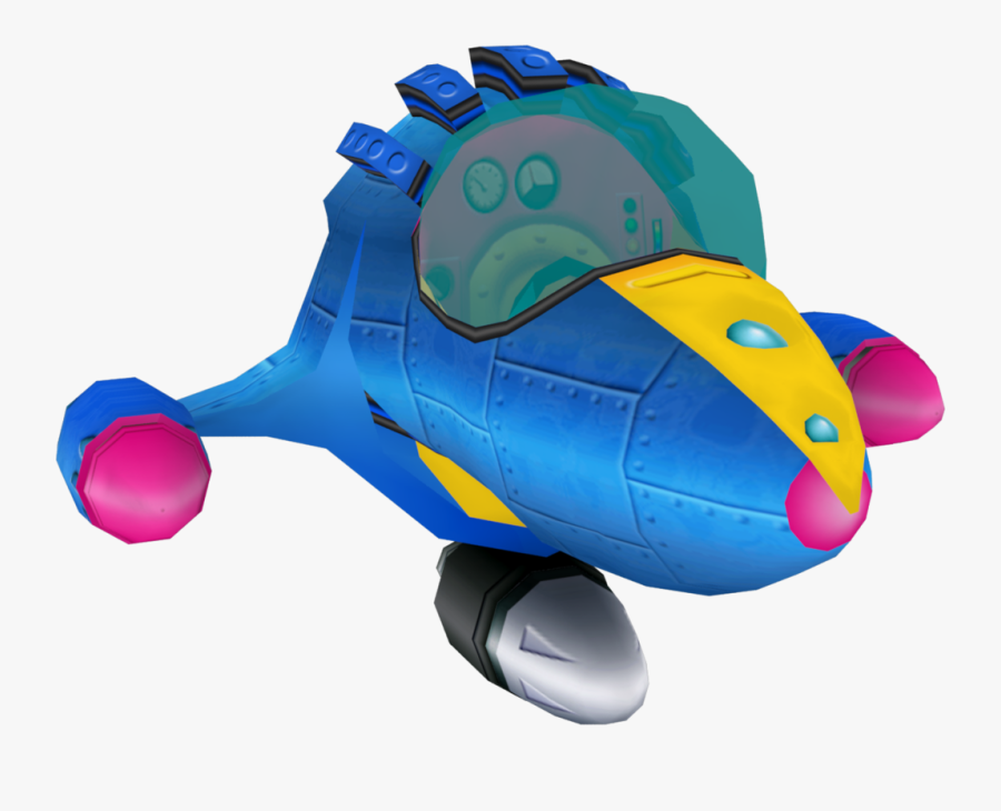 Spaceship Clipart Crashed Spaceship - Crash Bandicoot Wrath Of Cortex Vehicles, Transparent Clipart