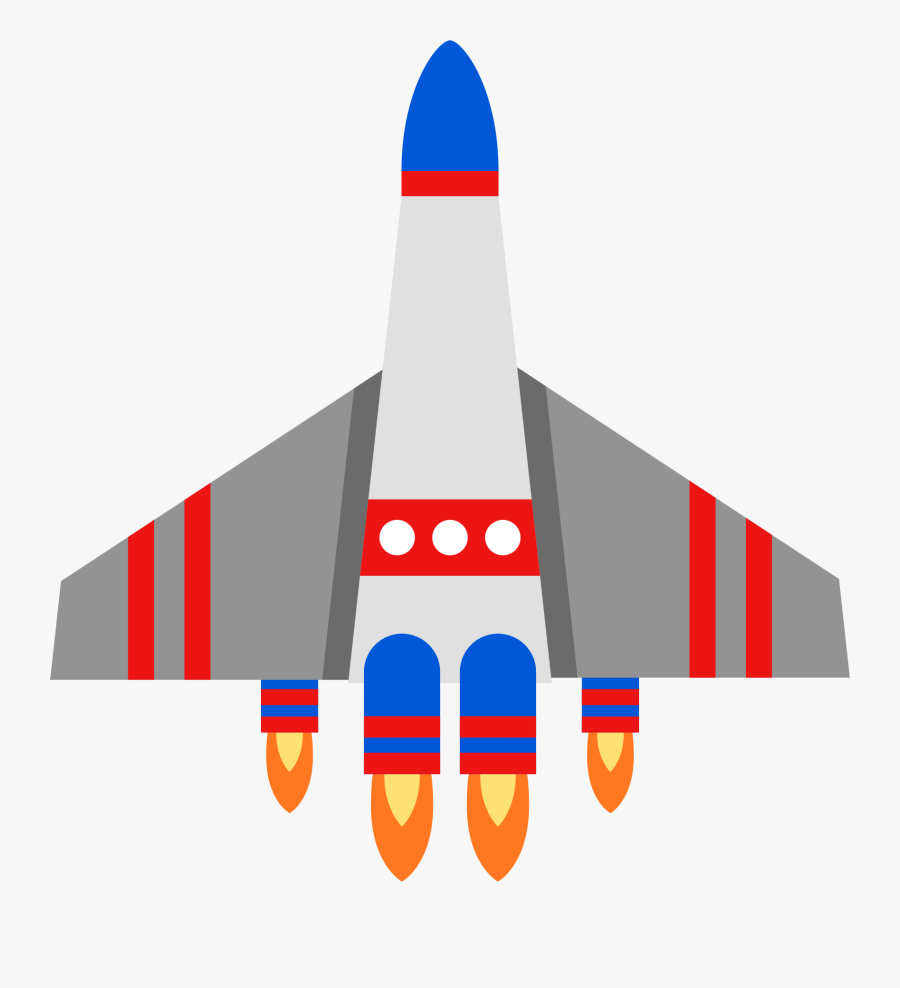 Rocket,hand,cone - Spaceship Clipart, Transparent Clipart