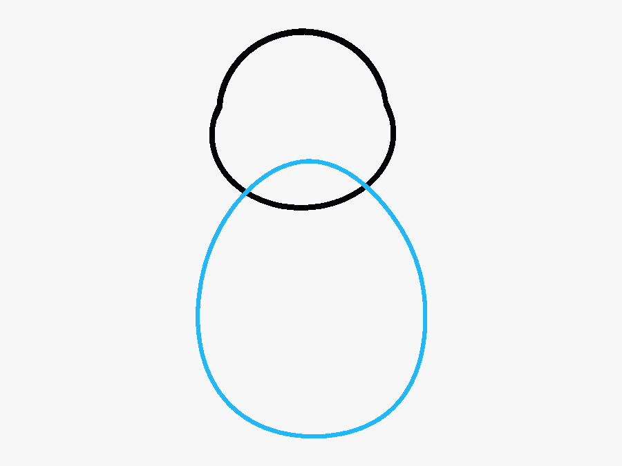 How To Draw A Penguin Really Easy Drawing Tutorial - Circle, Transparent Clipart