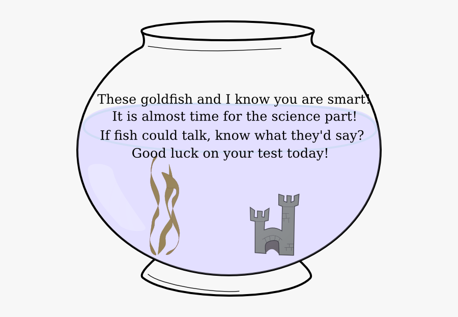 Staar With Goldfish Attatchment - Fish Bowl Clip Art Empty, Transparent Clipart
