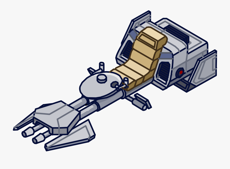 Star Wars Spaceship Clipart - Star Wars Ships Cartoons Png, Transparent Clipart