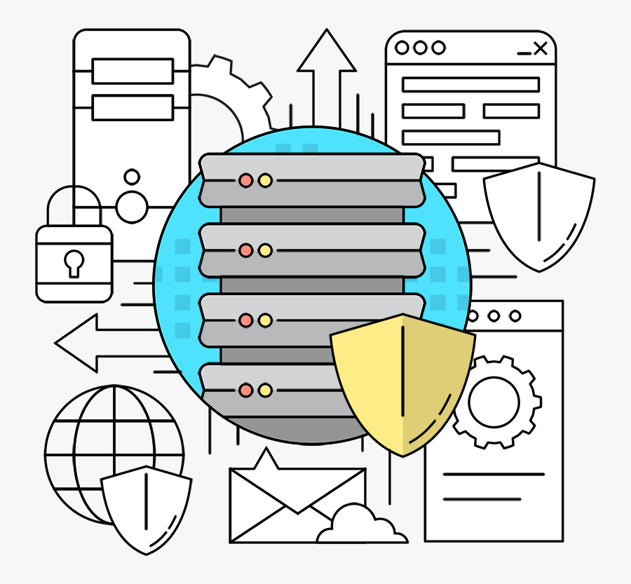 Outsourcing Automation Self Hosting - Web Hosting Service, Transparent Clipart