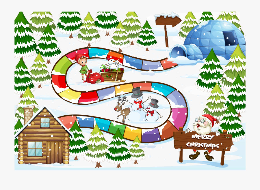 Igloo Clipart Printable - Pirate Christmas Board Game, Transparent Clipart