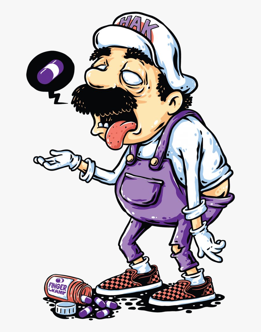 Comes With Sick Cramper Stick, Pick Me Up Sticker And - Fingercramp, Transparent Clipart