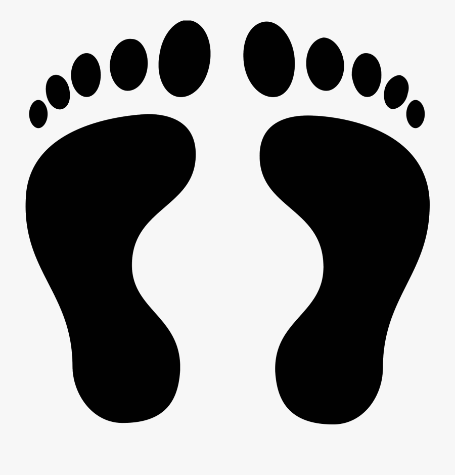Footprints - Left And Right Footprint, Transparent Clipart