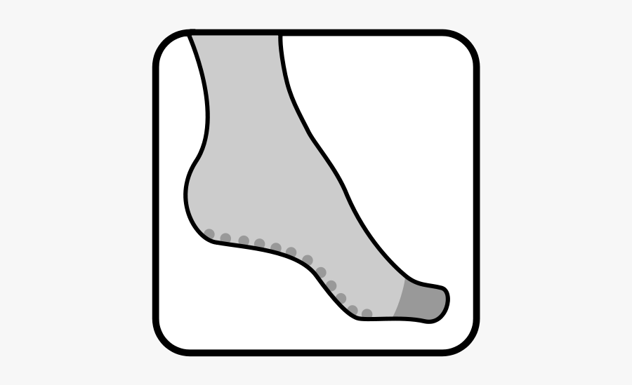Pantyhose Foot 1, Transparent Clipart