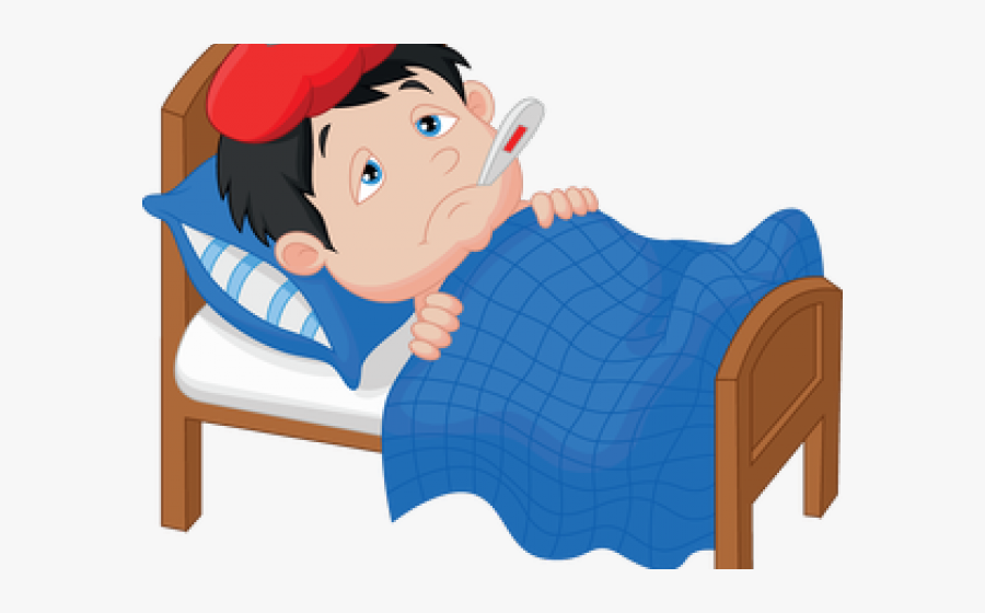 Sick Cliparts Words - Sick Child Clipart, Transparent Clipart