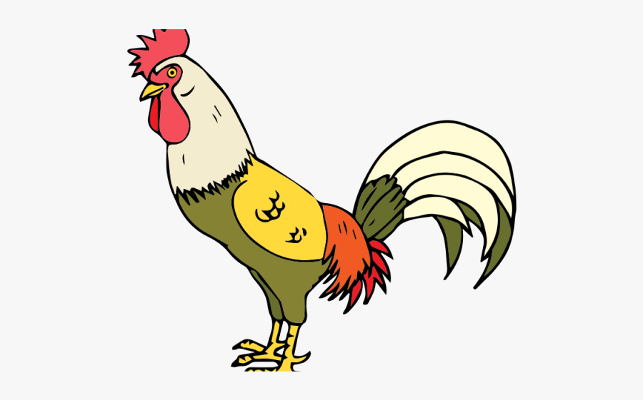 Foot Clipart Rooster - Rooster Cartoon Cool Transparent, Transparent Clipart