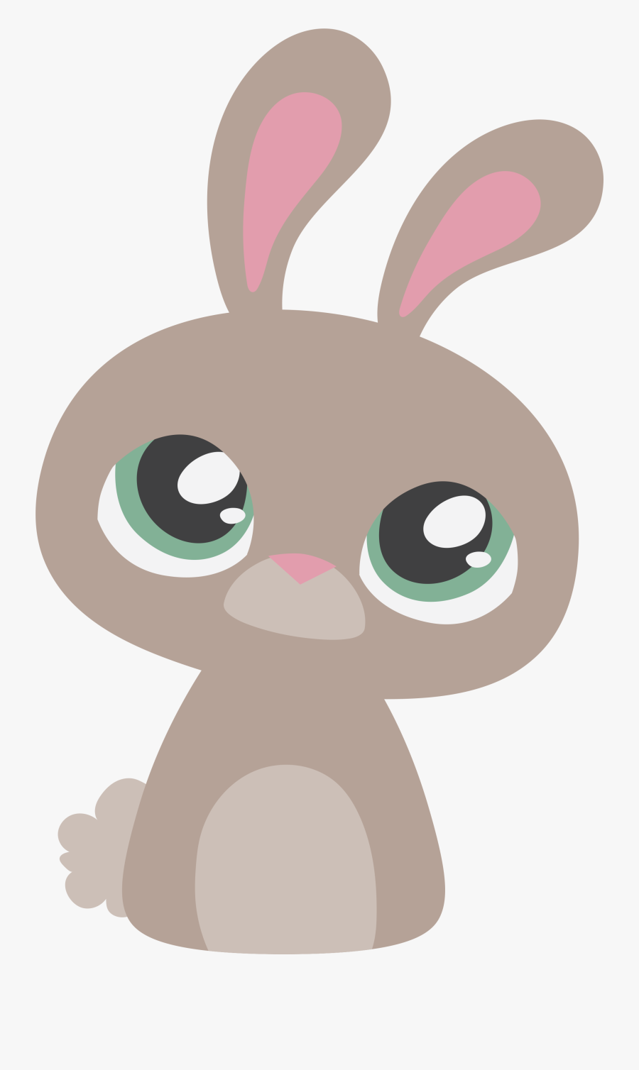 Friends Bunny Skunk Raccoon - Cartoon, Transparent Clipart