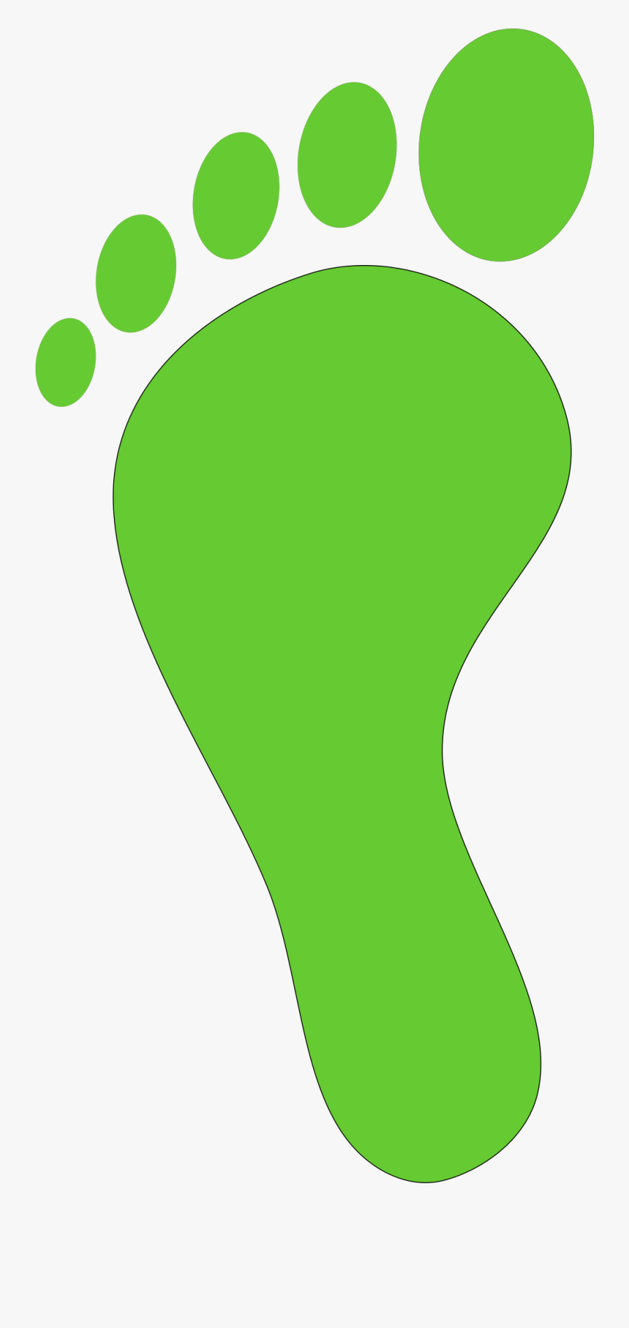 Foot Clip Art - بصمة قدم, Transparent Clipart