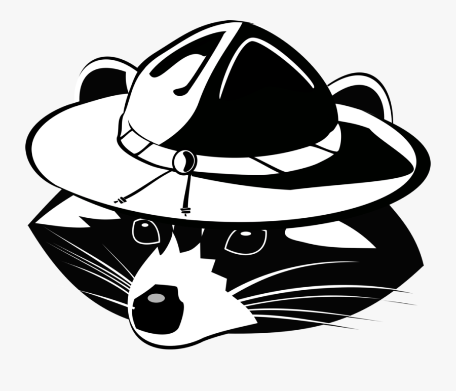 Raccoon Scout - Racoon Vector, Transparent Clipart
