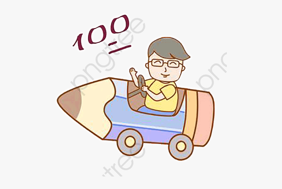 Passing The Exam - Cartoon, Transparent Clipart