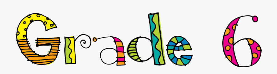 Grade 6 Clipart, Transparent Clipart