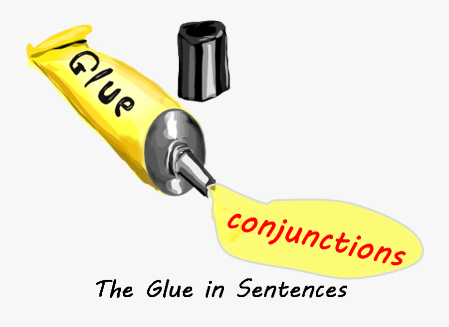 Glue Clip Art - Conjunctions Png, Transparent Clipart