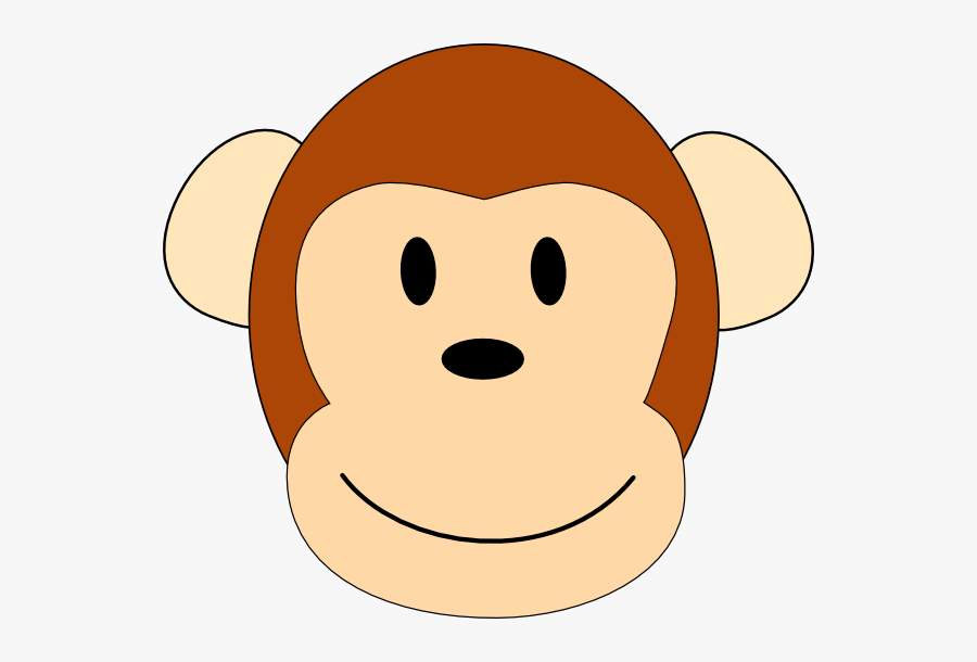Monkey Head Clipart, Transparent Clipart
