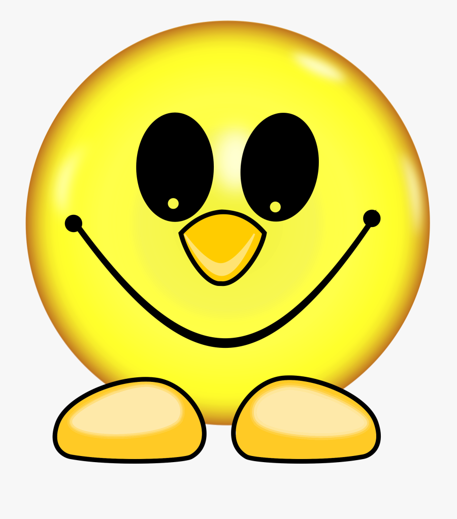 Big Foot Clipart Smiley - Emoticons Tersenyum, Transparent Clipart