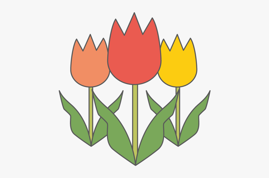 チューリップ イラスト, Transparent Clipart