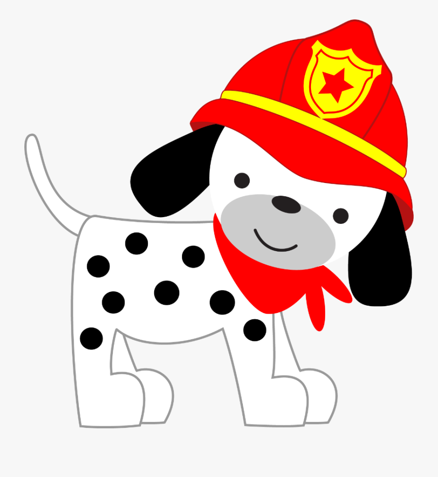 Firefighter Dog Clipart, Transparent Clipart