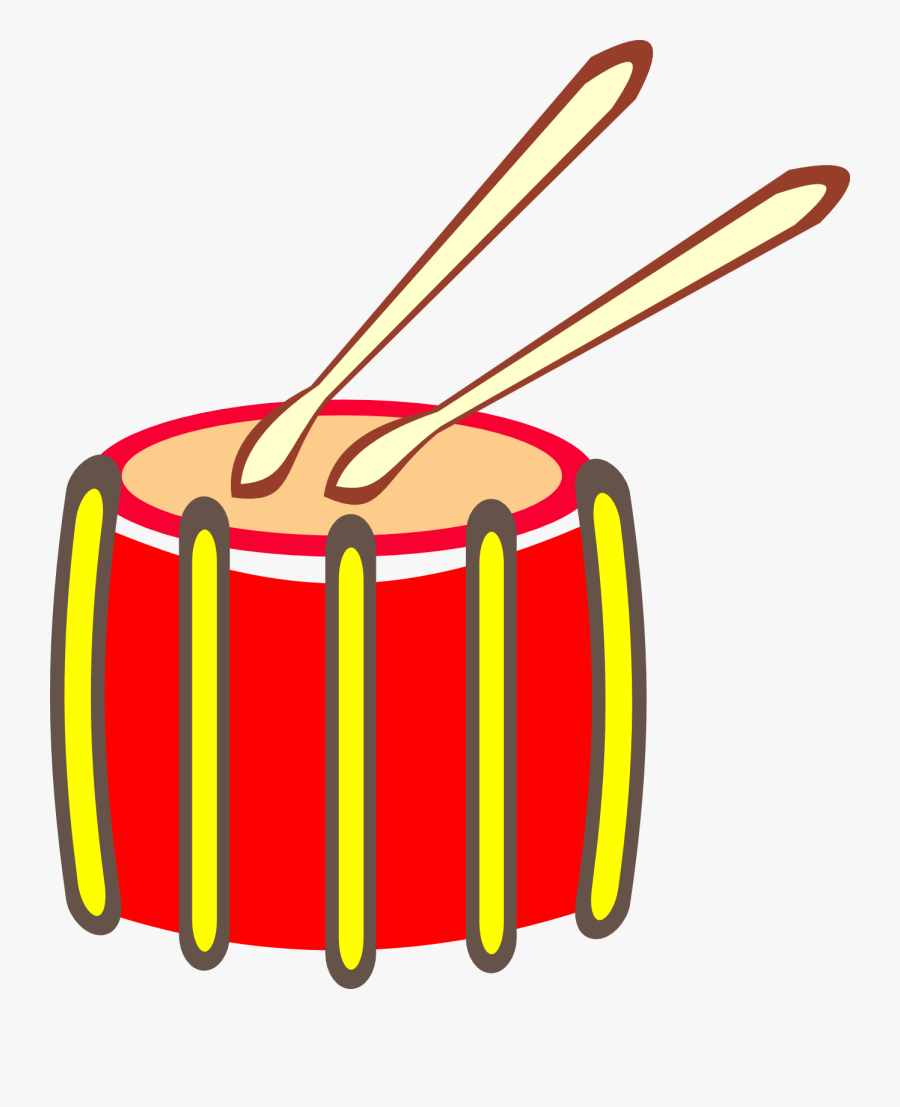 Drum Clipart Black And White - Drum Clipart No Background, Transparent Clipart