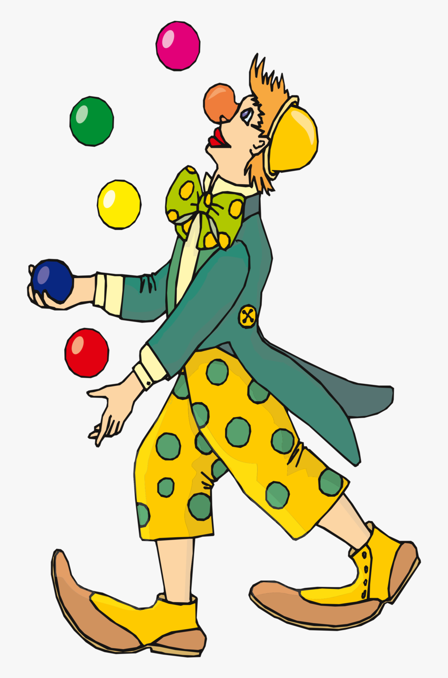 Juggler Clown - Juggler Clipart, Transparent Clipart