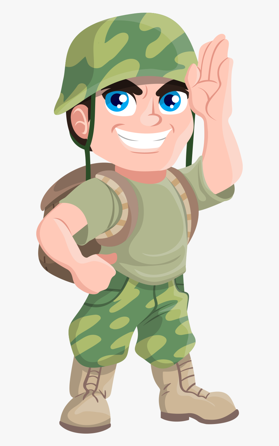 Soldier Free To Use Cliparts - Cartoon Soldier Clip Art, Transparent Clipart