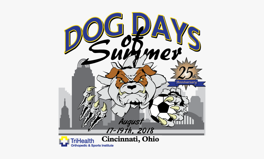 Summer Clipart Dog Days - Cartoon, Transparent Clipart