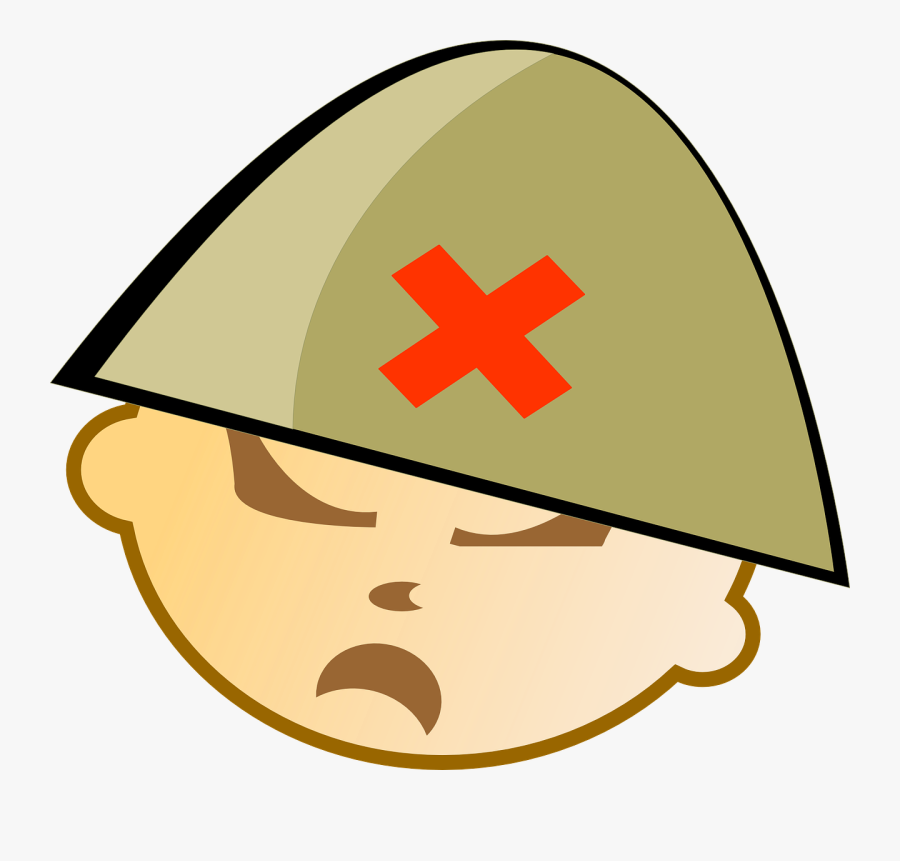 British Soldier Clipart - Angry Soldier, Transparent Clipart