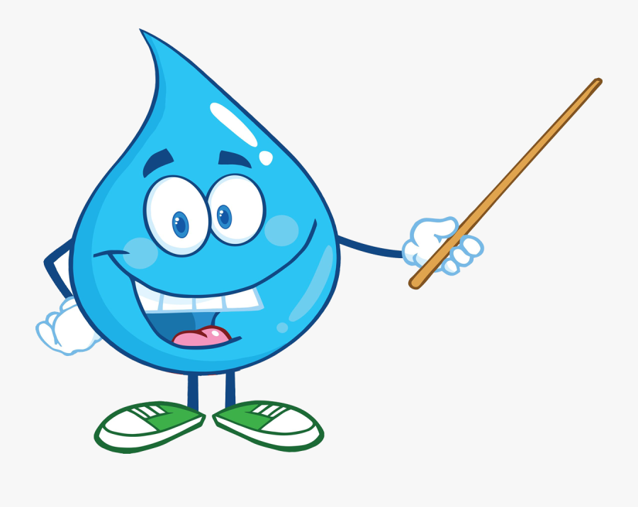 Oklahoma - Cartoon Water Drop Png, Transparent Clipart