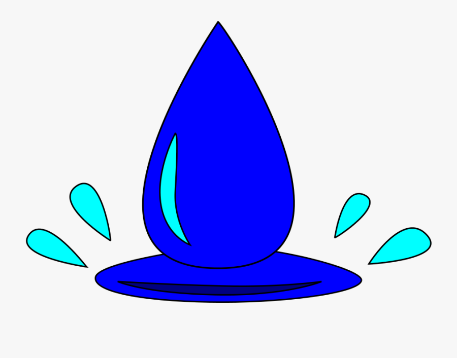 Water Drop Clipart Svg - وکتور بحران اب, Transparent Clipart