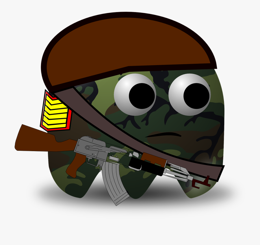 Fictional - Pacman Soldier, Transparent Clipart
