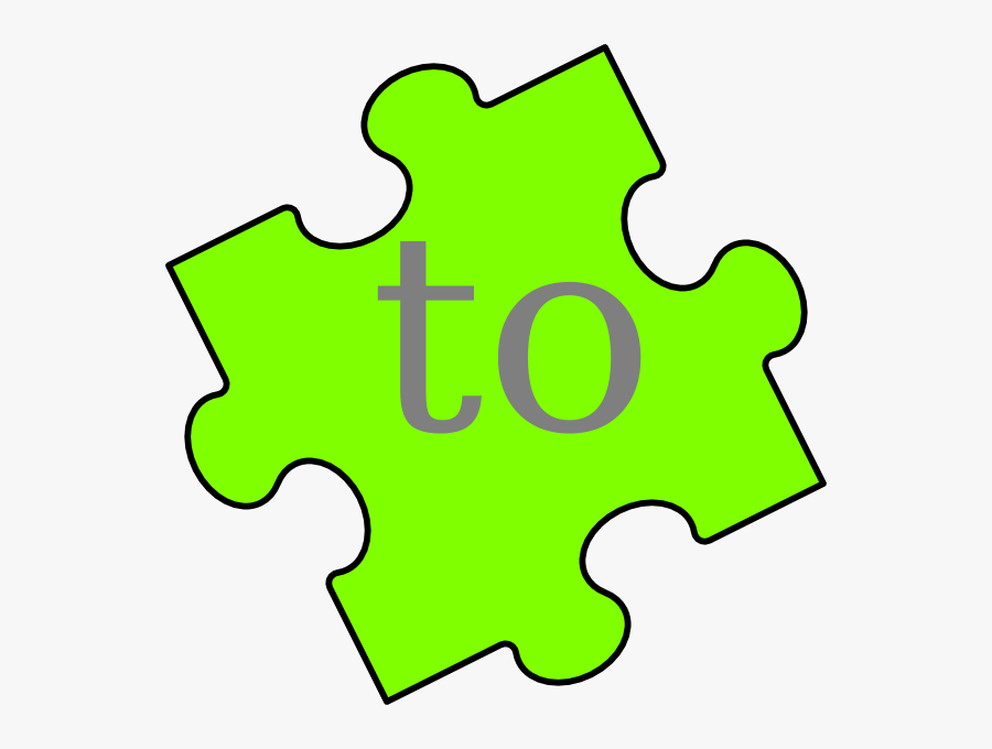 Picture To Clipart - Green Puzzle Piece Clip Art, Transparent Clipart