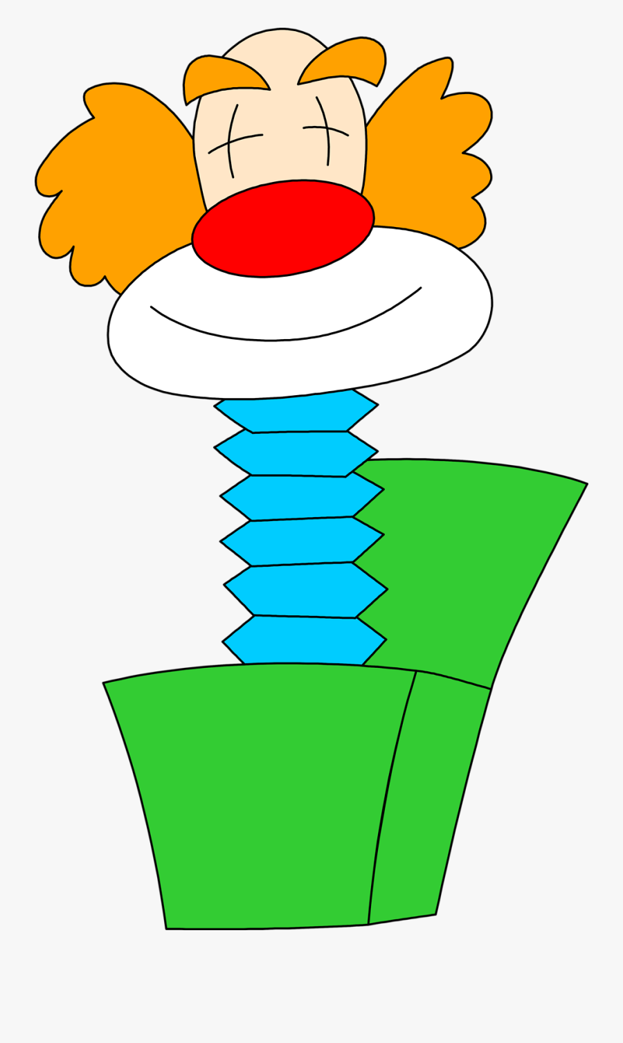 Transparent Jack Sparrow Clipart - Box With Clown Clipart, Transparent Clipart