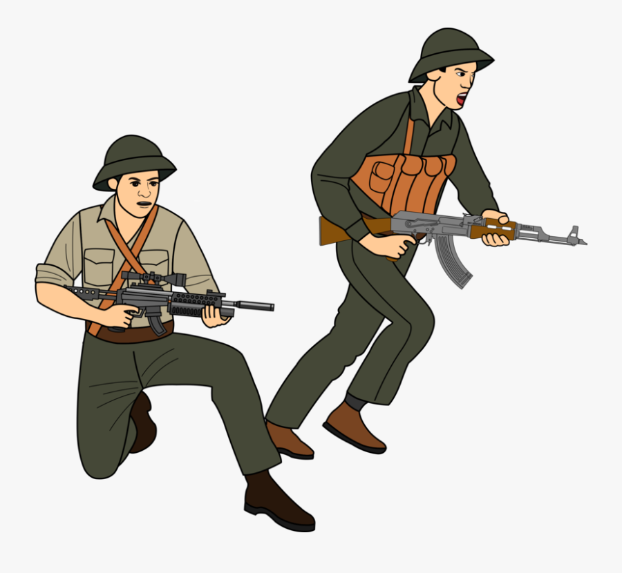 Human Behavior,string Instrument,cartoon - Vietnam Soldier Clipart, Transparent Clipart