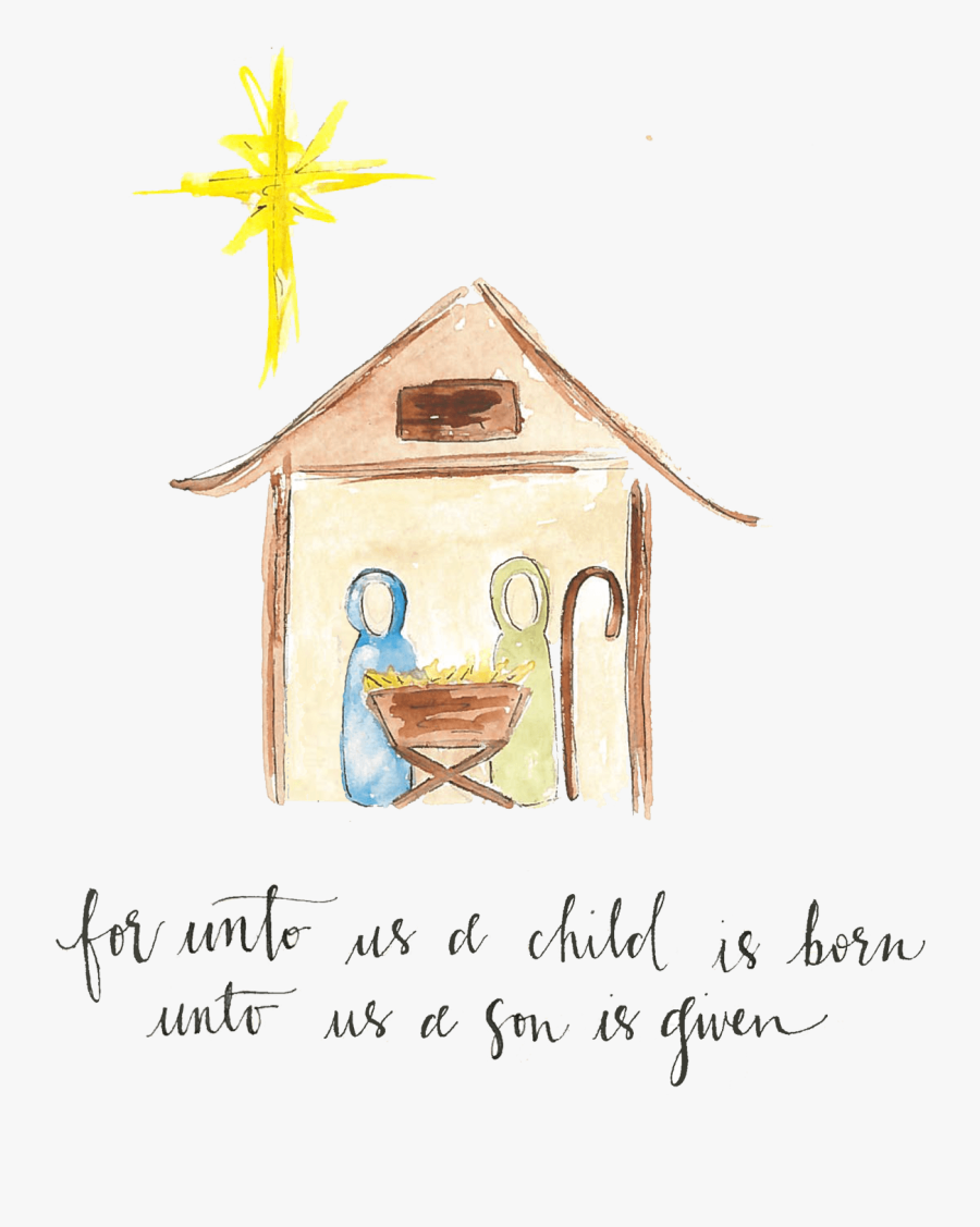 Nativity Scripture - Illustration, Transparent Clipart