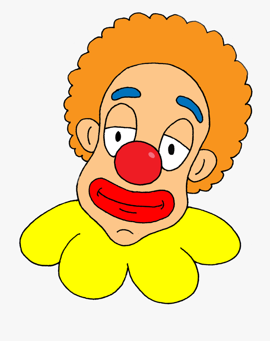 Clown Face Clipart - Cartoon, Transparent Clipart