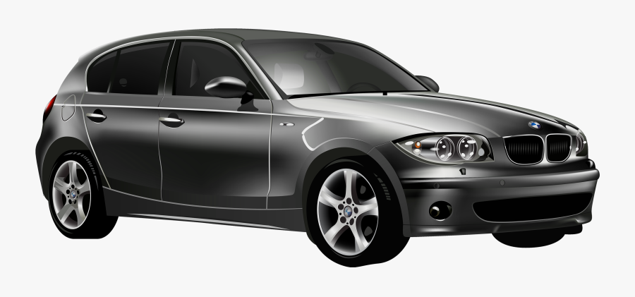 Black Bmw Car Png Clipart - Bmw Gris Png, Transparent Clipart