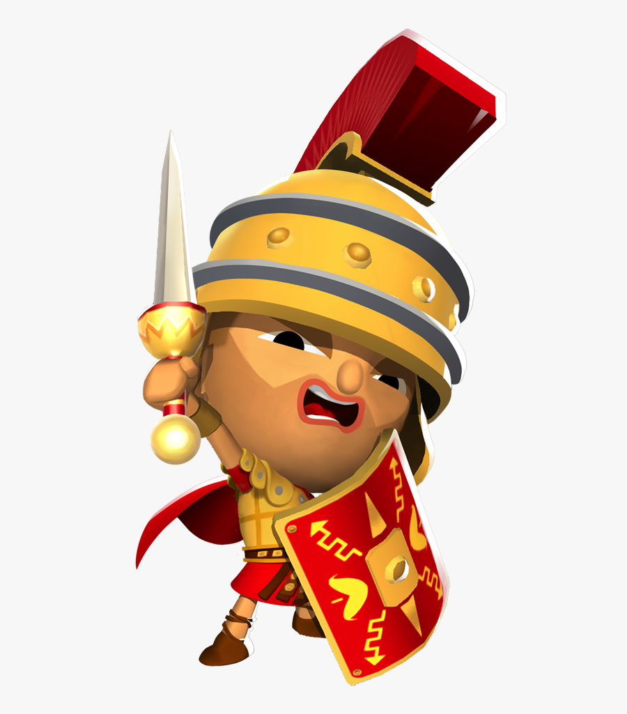 Transparent Trojan Warrior Clipart - Cartoon Roman Soldier Transparent, Transparent Clipart