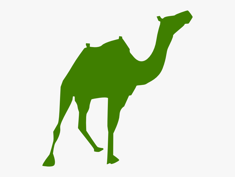 Walking Camel Silhouette Svg Clip Arts - Silhouette Of Pyramids Of Giza, Transparent Clipart