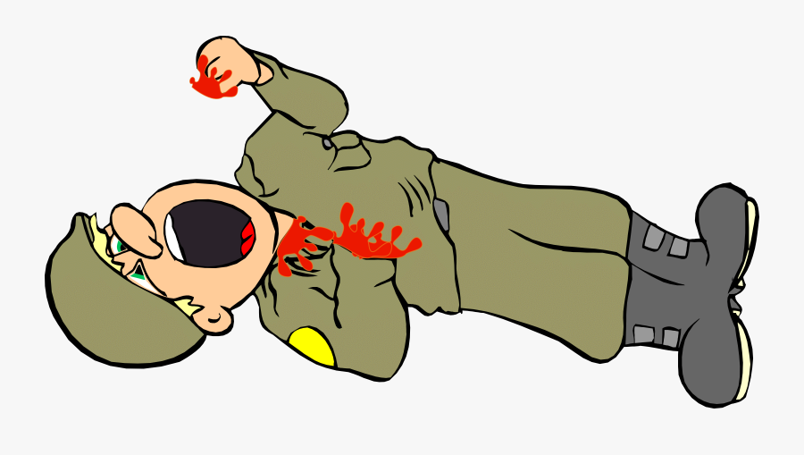 Wounded Soldier - Injured Soldier Clipart, Transparent Clipart