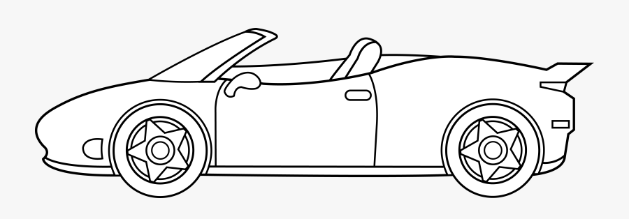 Cartoon Race Car Clip - Cartoon Car Transparent Drawing, Transparent Clipart