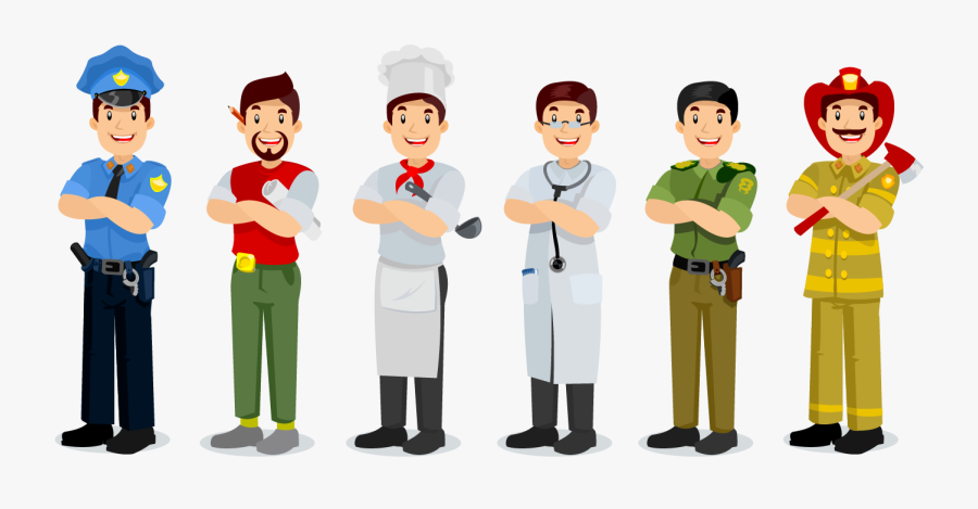 Transparent Police Man Png - Profession Clipart Png, Transparent Clipart