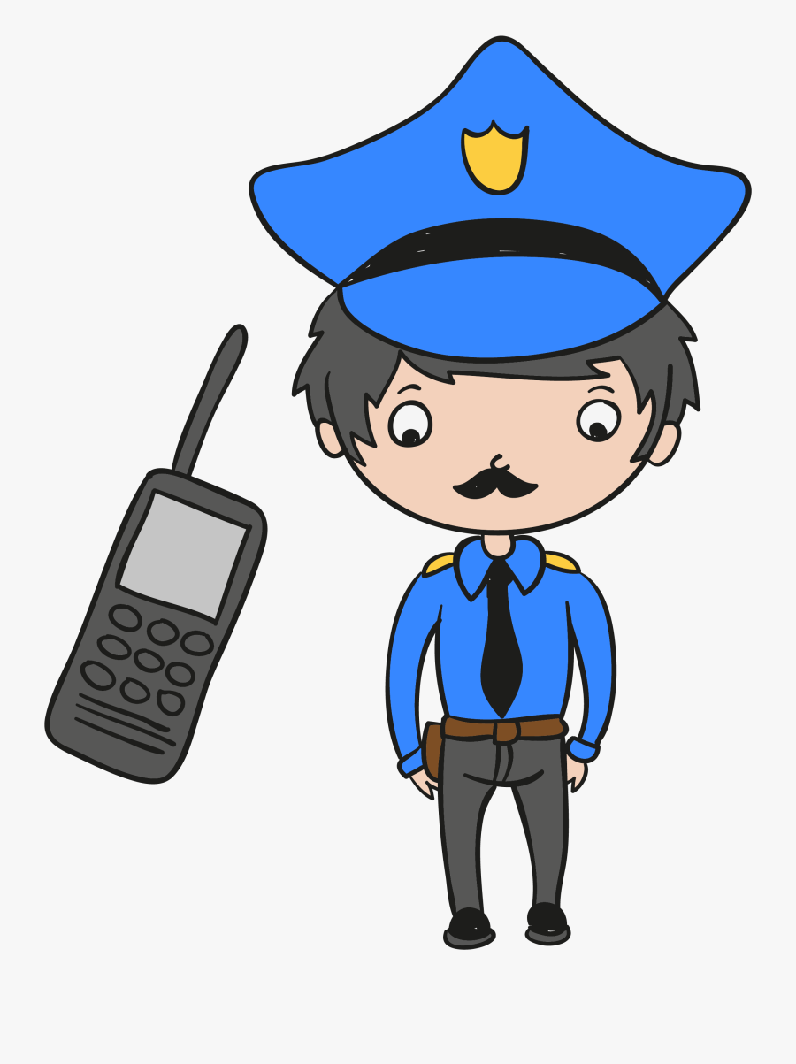 Officer Huge Freebie Download For Car - Clipart Device Police, Transparent Clipart
