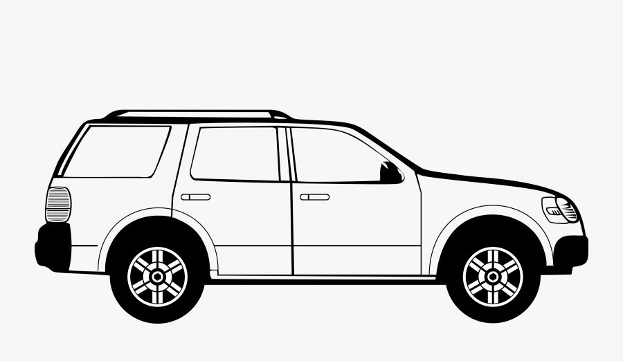 Car Black Car Clip Art Black And White Images Download - Mercedes Benz Glc Blueprints, Transparent Clipart