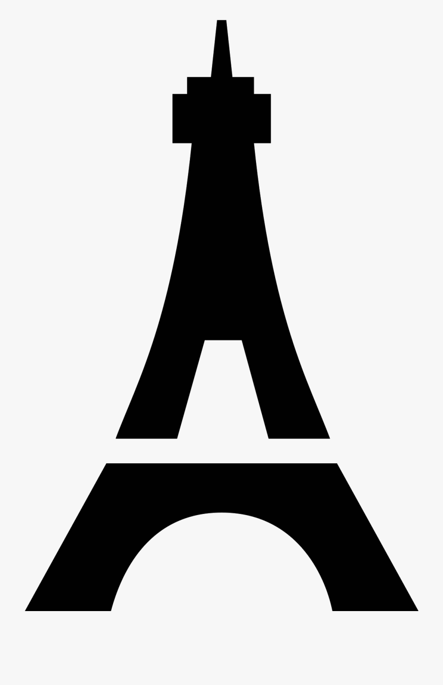 Eiffel Tower Icon - Transparent Logo For Eiffel Tower, Transparent Clipart